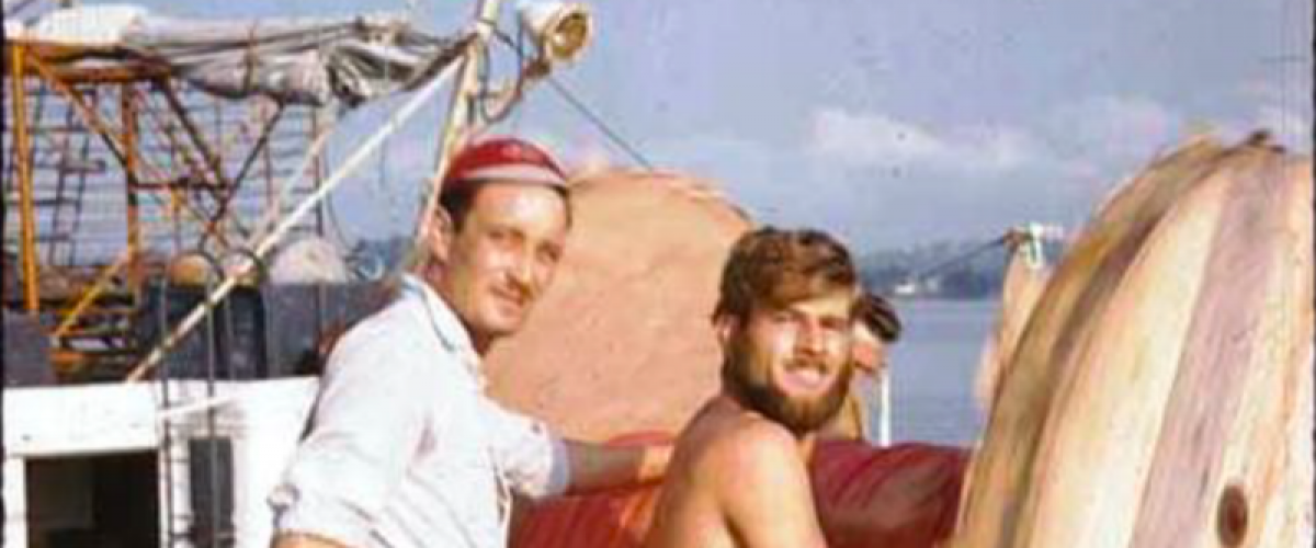 Jean-Louis Teicher (left) and Titi Léandri (right) (Photo: Harold Edgerton, 1958.)